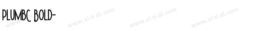 PlumbC Bold字体转换
